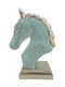InTheBox Decorative Horse Polyresin Koos in Bay Leaf Mint 19.5x10.5x27cm 1pcs