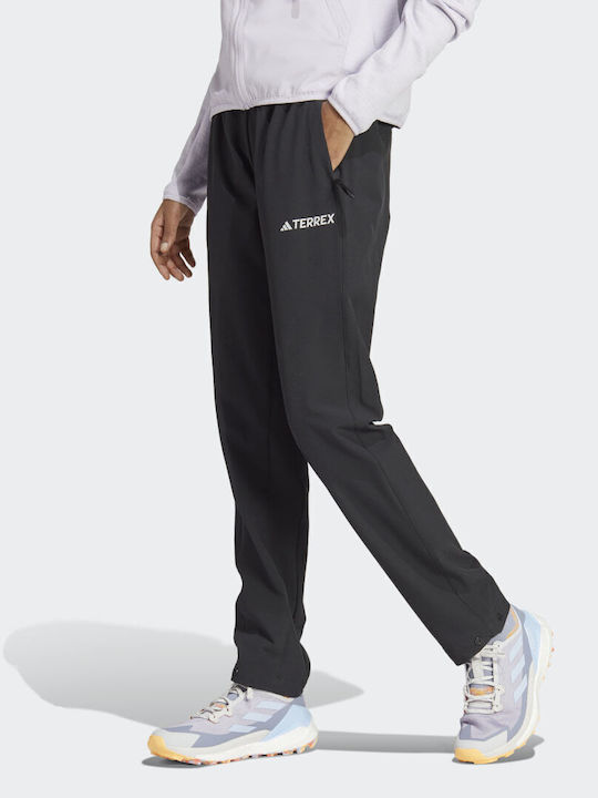 adidas Terrex Liteflex Γυναικείο Μακρύ Παντελόνι Πεζοπορίας Μαύρο