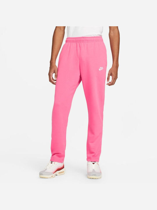 Nike Sportswear Club Παντελόνι Φόρμας Ροζ