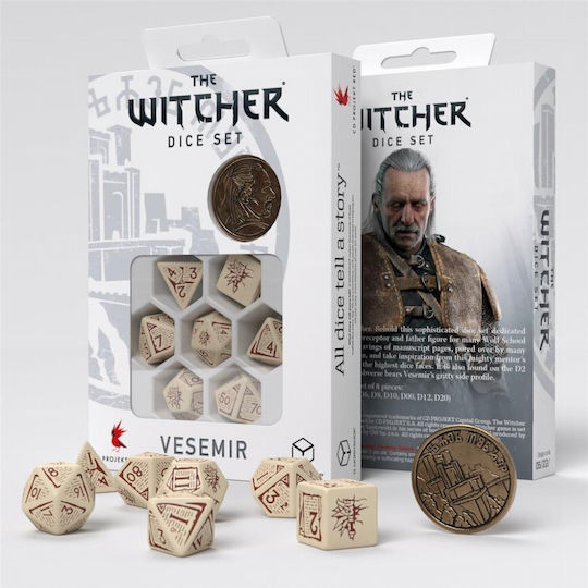 Q Workshop Der Hexer The Witcher Vesemir Old Wolf Würfel SWVE74