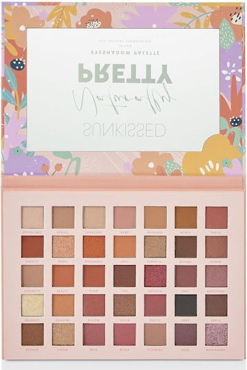 Sunkissed Naturally Pretty Palette with Eye Shadows in Pressed Powder Form 35g