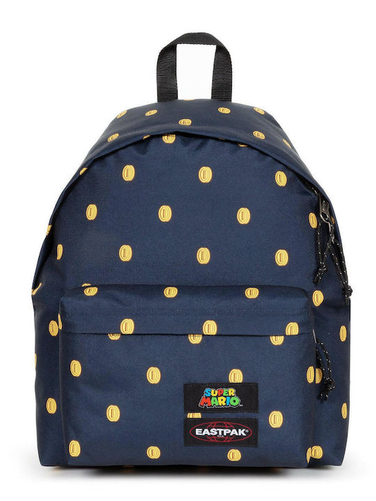 Eastpak Padded Pak'r School Bag Backpack Junior High-High School Mario Navy 24lt