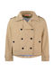 Kids' Trench Coat Short Beige
