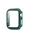 Sonique Plastikhülle mit Glas in Grün Farbe für Apple Watch 41mm