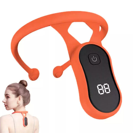 Smart Body Posture Corrector mit Vibrationserinnerung und LCD-Anzeige in Rot Farbe G4E5-RD