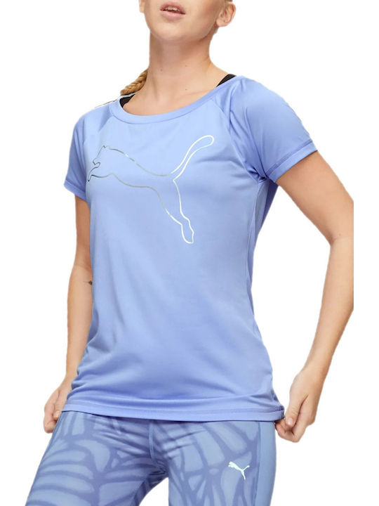 PUMA Train Favorite Women's T-shirt Light Blue