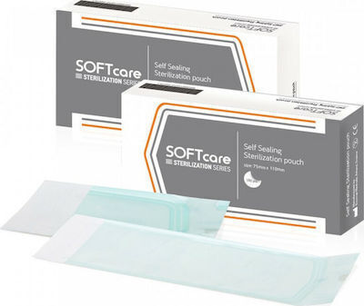 Soft Care Self-Adhesive Sterilization Pouch Self-Adhesive Steam Sterilization Pouches 190mm x 330mm 200pcs