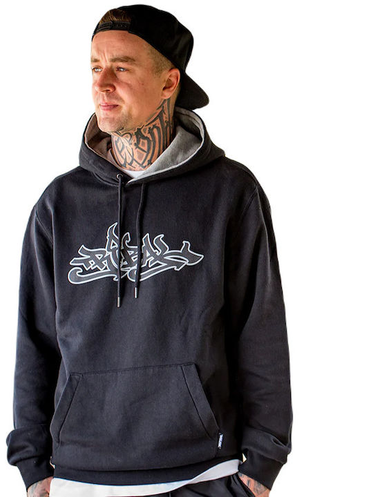 TRIBAL CLASSIC LOGO HOODIE BLACK Tribal black TR2010-005