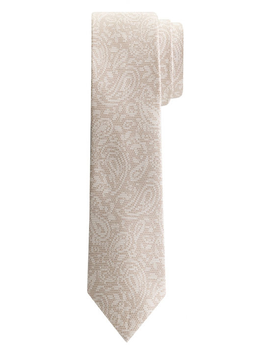 Michael Kors Men's Tie Silk Monochrome In Beige Colour