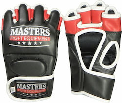 Sport Masters GF30A MMA Handschuhe aus Kunstleder Schwarz