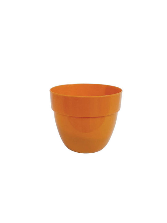 Marhome Orchidea Nowa Flower Pot 12x10cm in Orange Color 09-00-540 Orange