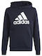 Kids Sweatshirt with Hood and Pockets Navy Blue Big Essentials