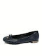 Damen Ballerinas Zizel - blaues Stroh 202