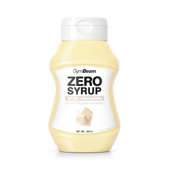 GymBeam Syrup Zero with White Chocolate Flavour Sugar Free 350ml