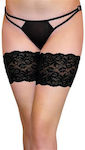 Softline 5545 Șosete sexy bandă strânsă Black