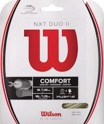 Wilson NXT Duo II Tennis-Saiten Beige 12.2m, Ø1.25mm