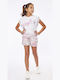 Εβίτα Kids Set with Shorts Summer 2pcs Beige