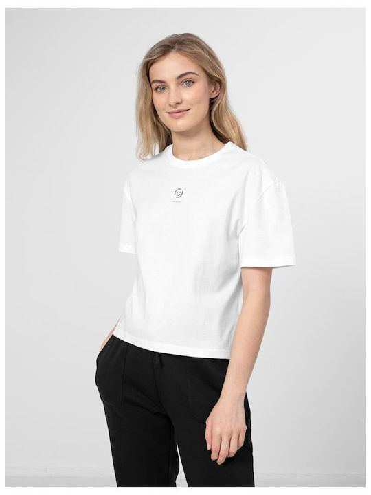 Outhorn Damen Oversized T-Shirt Weiß