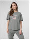 Γυναικείο Oversized T-shirt Γκρι
