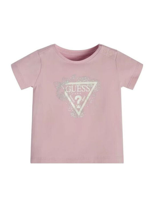 Guess Kids Blouse Short Sleeve Lilac