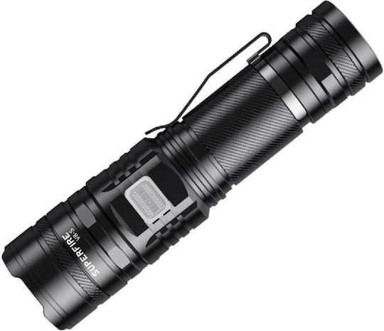 Superfire Lumină de lucru și de sit, cu baterie Lanternă LED IP34 cu Luminozitate Maximă 2000lm