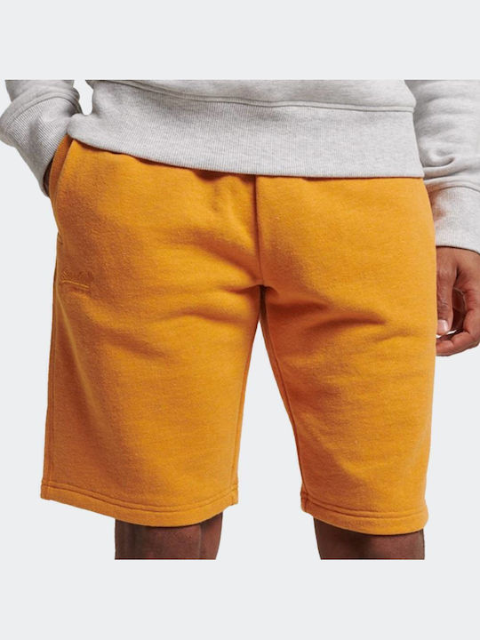 Superdry Αθλητική Ανδρική Βερμούδα Πορτοκαλί