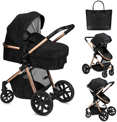 Momi Limuru Verstellbar 2 in 1 Baby Kinderwagen Geeignet für Neugeborene Schwarz 8.5kg