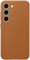 Samsung Leather Case Umschlag Rückseite Leder Camel (Galaxy S23) EF-VS911LAEGWW