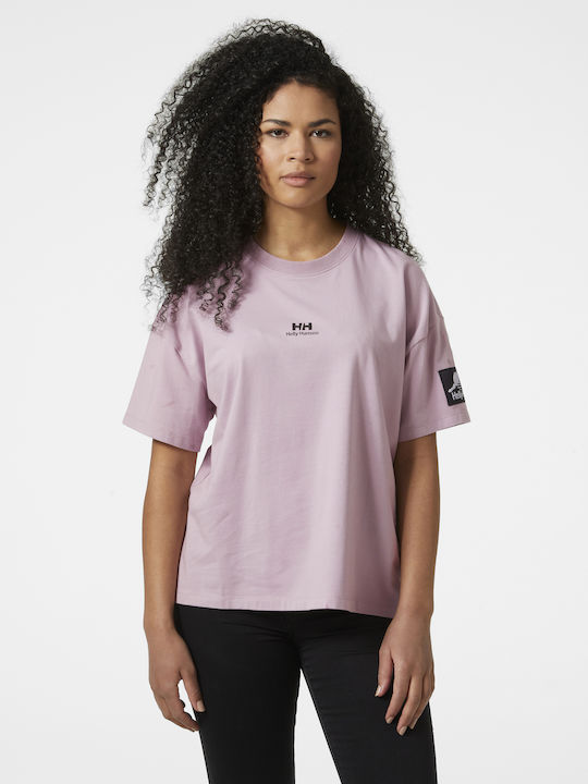 Helly Hansen Γυναικείο Αθλητικό T-shirt Μωβ