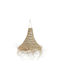 Bomos Conică Abajur Maro cu Diametru 40cm