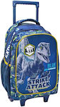 Must Jurassic Strike Attack Σχολική Τσάντα Τρόλεϊ Δημοτικού σε Μπλε χρώμα