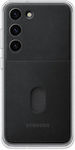 Samsung Frame Case Back Cover Σιλικόνης Μαύρο (Galaxy S23)
