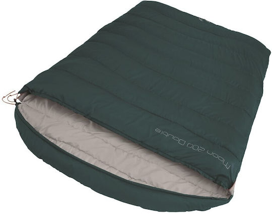 Easy Camp Sleeping Bag Double 2 Seasons Moon Double Green