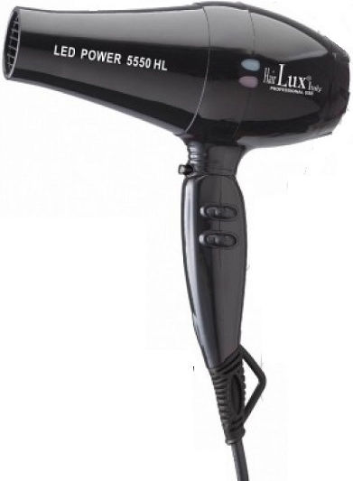 Hairlux Italy New Led Power Professional Hair Dryer 2400W Black