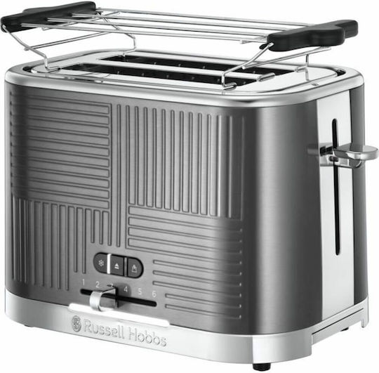 Russell Hobbs Toaster 2 Schlitze 1640W Gray