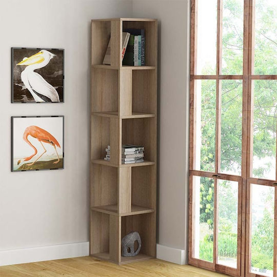 Eckbücherschrank Piano GP037-0155,4 31.4x31.4x158.9εκ. Natural Eckbücherschrank Piano GP037-0155,4 31.4x31.4x158.9εκ. Natural