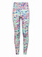 Kids Legging Sports Cropped Blue Aeroready