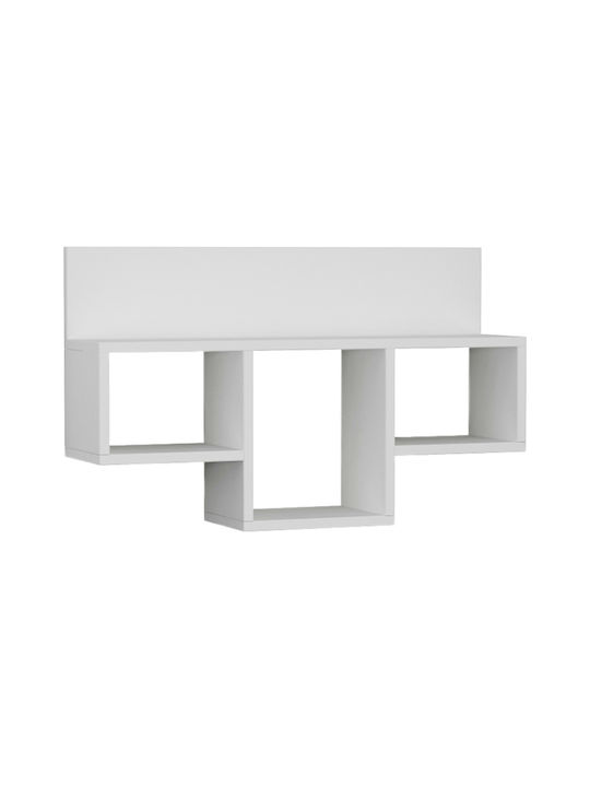 Shelf Wall Tran White 80x20x49cm