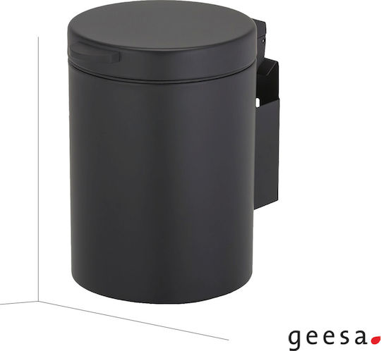 Geesa 644-400 Inox Банята кошче 3лт Черен Geesa 644-400 Inox Банята кошче 3лт Черен