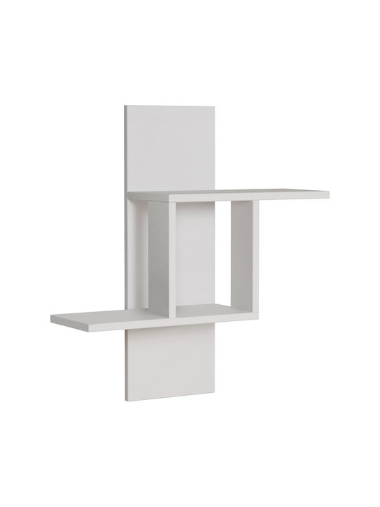 Shelf Wall Mill White 64x20x70cm