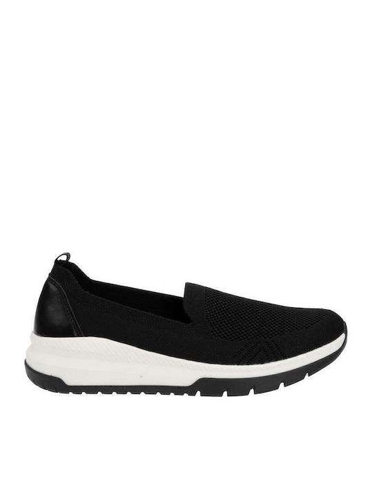 Jana Women's Slip-Ons Black