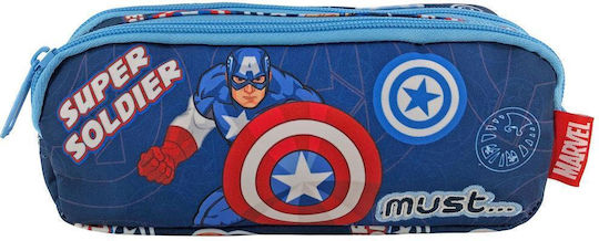 Must Team Captain America Super Soldier Κασετίνα Μπλε