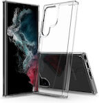 Tech-Protect Flexair Hybrid Plastic / Silicone Back Cover Transparent (Galaxy S23 Ultra)