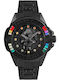 Philipp Plein The Skull Ceas Digital Bărbați 44mm Baterie cu Curea Cauciuc Neagră