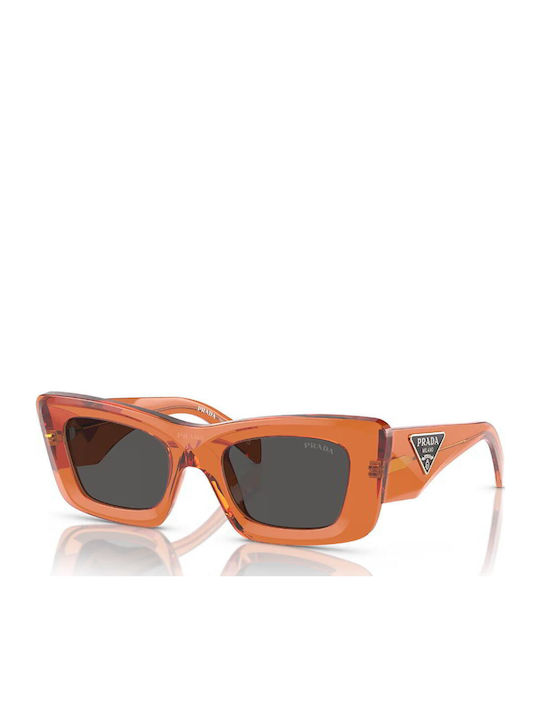 Prada Damen Sonnenbrille mit Orange Kunststoff ...