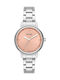 Breeze Mystique Women's Watch Chronograph with Silver Metal Bracelet