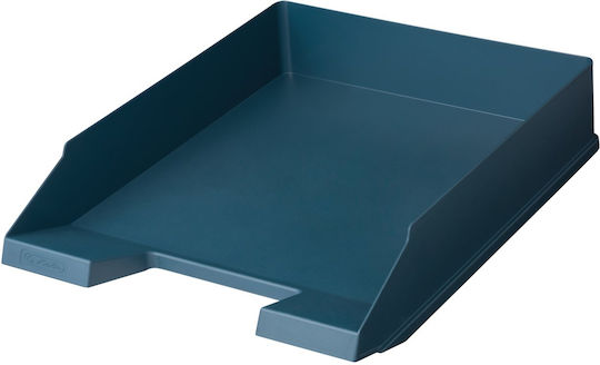 Herlitz Δίσκος Εγγράφων Πλαστικός Ablagekorb A4-C4 Classic Darkblau Μπλε