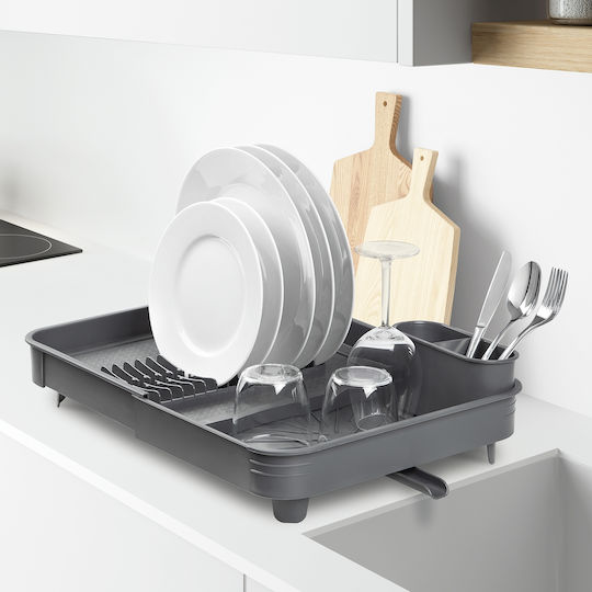 Rayen Στραγγιστήρι Νεροχύτη Πλαστικό Γκρι 51x36x9.5cm
