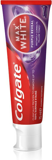 Colgate Max White Purple Reveal Toothpaste for Whitening 75ml