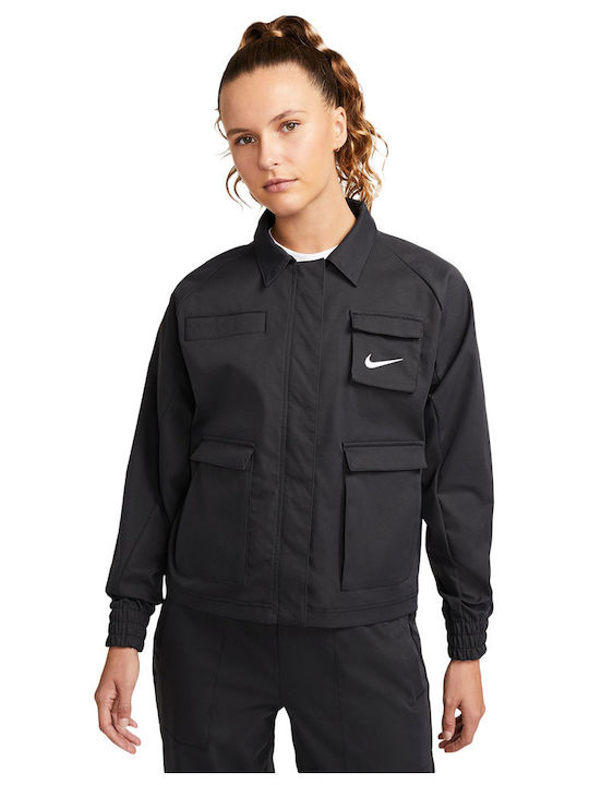 Nike Sportswear Κοντό Γυναικείο Μπουφάν για Χει...
